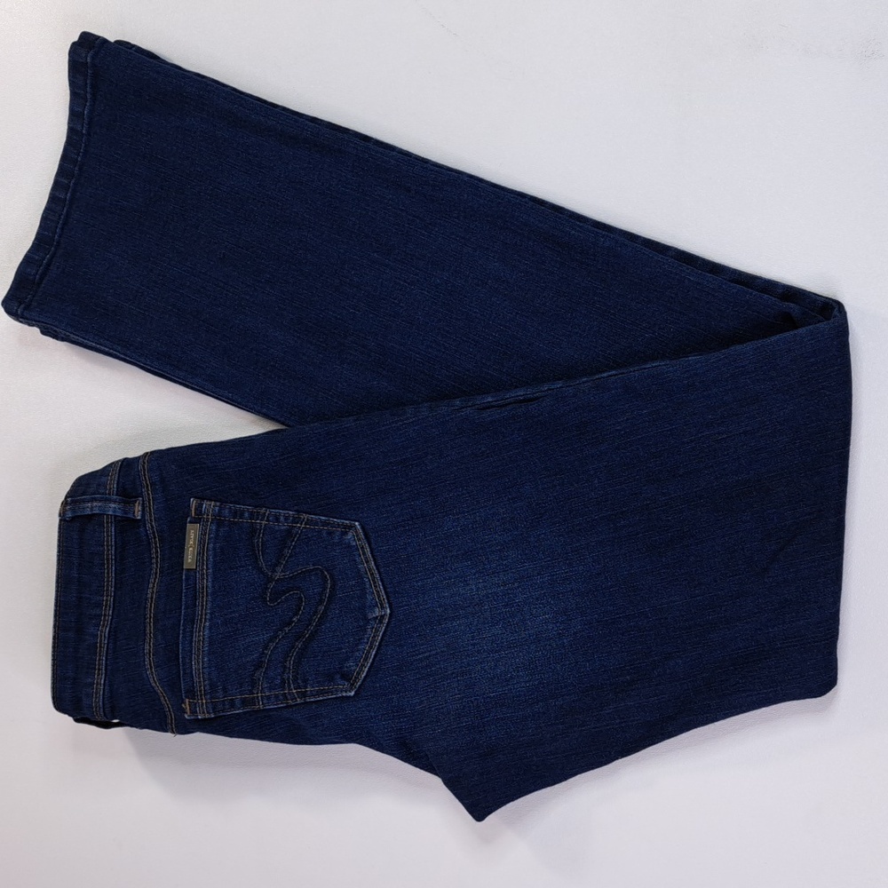 White House Black Market Boot Leg Mid-Rise Blue Jeans Size 0S